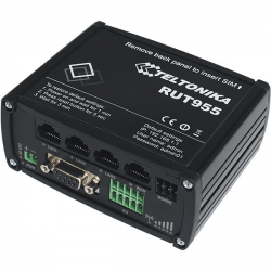 Промышленный Wi-Fi/4G маршрутизатор Teltonika RUT955 (в комплекте DIN rail + GNSS-антенна)