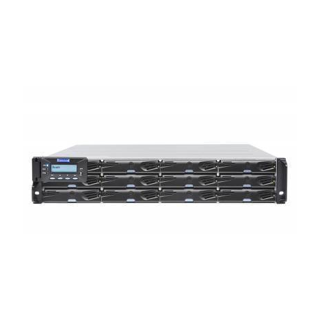 Система хранения данных Infortrend DS3012RUC-C Gen2 (2xCtrl, до 12xHDD, 2xSAS12G внеш. порт, 2x4GB, 8x1G портов iSCSI)