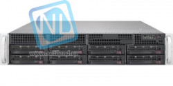 Платформа Supermicro 2U SYS-6029P-WTR, Два процессора Intel Xeon Scalable, DDR4, 8x3,5" HDD SATA, 2x1000Base-T