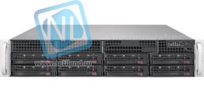 Платформа Supermicro 2U SYS-6029P-WTR, Два процессора Intel Xeon Scalable, DDR4, 8x3,5" HDD SATA, 2x1000Base-T