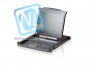 Консоль управления, для KVM-переключателей, электрон., 19", SVGA+KBD+MOUSE PS/2, с KVM-шнуром PS/2 1.8м., LCD экран 17", лат./рус. (1280x1024;DDC2B)