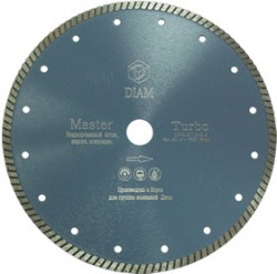 Круг алмазный DIAM Ф125x22мм MASTER 2.0x7.5мм Ф125х2х22мм турбо универсальный