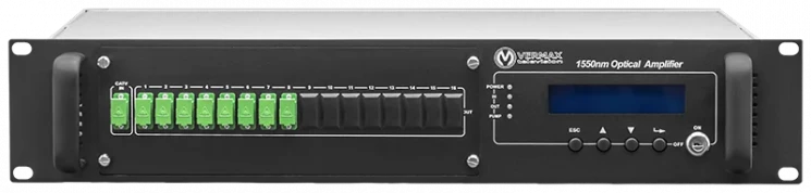 Оптический усилитель VERMAX для сетей КТВ, 8*16dBm