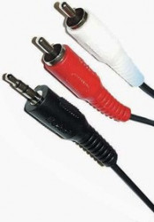 BL1038 (SN1038), Кабель межблочный Jack3.5 - 2RCA, 5.0м
