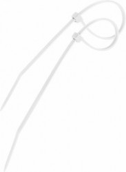 Хомут кабельный 100х2.5 нейл. бел. (уп.100шт) PROCONNECT 57-0100