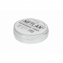 Кабель NETLAN коаксиальный, RG-11 (75 Ом), одножильный, CCS (омедненная сталь), внутренний, PVC нг(A), белый, 305м