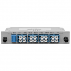 Мультиплексор/демультиплексор CWDM SNR MDM-8/M2, 2 ОВ, 8 каналов, LC