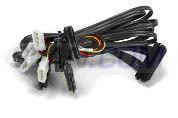 Кабель Adaptec 2230200-R ACK-INT-SASx4-to-4SASx1-1M (2230200), 1м., 32pin (SFF-8484) - 4xSAS HDD+Power (SFF-8482)-2230200-R(NEW)