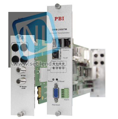 Модуль 4х поточного QAM модулятора PBI DMM-2410TM-30IC для цифровой ГС PBI DMM-1000