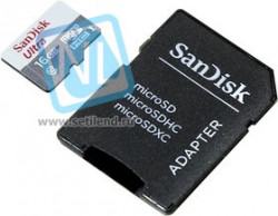 SDSQUNS-016G-GN3MA (SDSQUNB-016G-GN3MA), Карта памяти Ultra MicroSD 16ГБ, переходник SDHC, Class 10