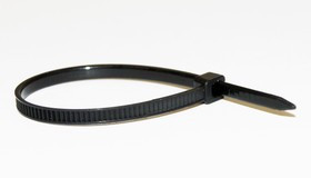 ALT-102S-B, Стяжка неоткрывающаяся с фиксатором 2.5х100мм, черная (уп. 100 шт.)