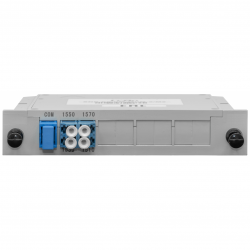 Мультиплексор B-OptiX CWDM одноволоконный 2-канальный, (trx:1550/1530, 1570/1510), в пластиковом слоте
