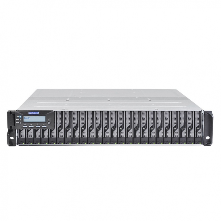 Система хранения данных Infortrend DS3024RUB-C Gen2 (2xCtrl, до 24xHDD, 2xSAS12G внеш. порт, 2x4GB, 8x1G портов iSCSI)