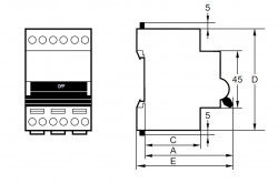 Выключатель нагрузки 3п 125А NH2-125 (R) CHINT 401050