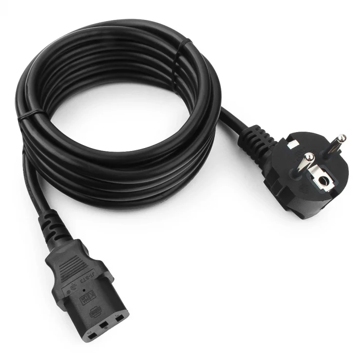 Кабель питания EU-Schuko/IEC320-C13, 220B, 3x1.0 мм2, 16А, 3м