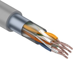 FTP4-ST (01-0145), Витая пара, 4 пары Cat5e, 24AWG многожильные экранированные