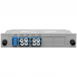 Мультиплексор B-OptiX CWDM одноволоконный 4-канальный (trx:1610-1550, 1470-1530), в пластиковом слоте
