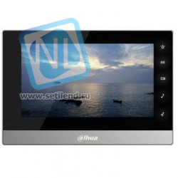 IP монитор для видеодомофона Dahua DHI-VTH1510CH 7 дюймов, 10/100mb, 8 тревожных входов, поддержка PoE, поддержка SD карт.