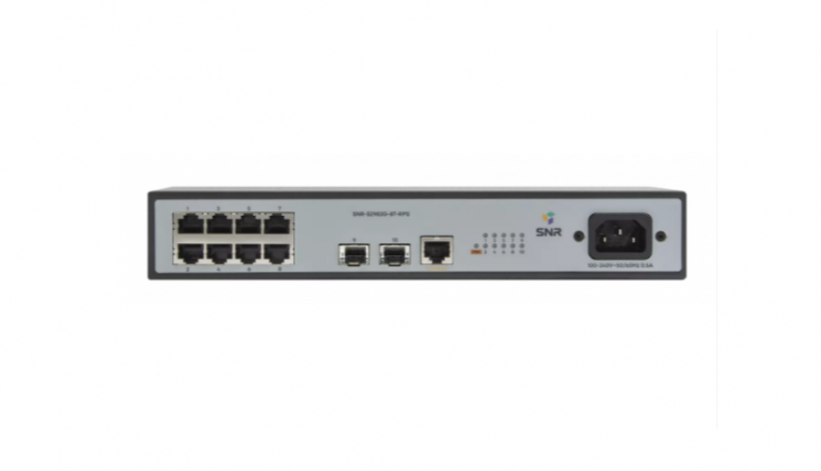 Управляемый коммутатор уровня 2 SNR-S2982G-8T-RPS