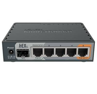 Маршрутизатор MikroTik hEX S RB760iGS