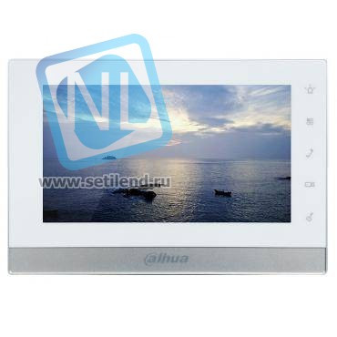 IP монитор для видеодомофона Dahua DHI-VTH1550CH 7 дюймов, 10/100mb, 6 тревожных входов, поддержка PoE, поддержка SD карт.