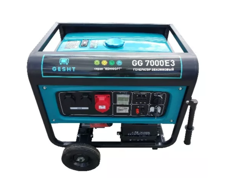 Бензогенератор GESHT GG7000E3