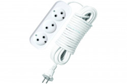 UNIVersal 9631965 Е-203 ПВС 2*1 3гн. 5м (еврослот) BL1, Сетевой удлинитель