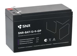 Свинцово-кислотный аккумулятор 12 В 9 Ач (SNR-BAT-12-9-GP)