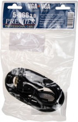 5-966 L=3.00М, 5-966, Шнур VGA HD 15pin "шт"-HD 15pin "шт",D=8.2мм с ферр., L=3.00м