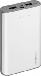3352, Внешний аккумулятор для цифровых устройств, 12000мАч, 2.5A, Li-Ion, белый, Prime Line