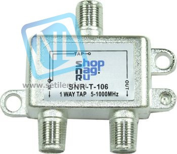 Ответвитель абонентский SNR-T-106 на 1 отвод вносимое затухание IN-TAP 6dB.