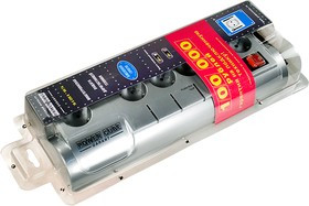 SIS-2-10, Сетевой фильтр Power Cube Garant 3 м, 5+1 страховка, металлик