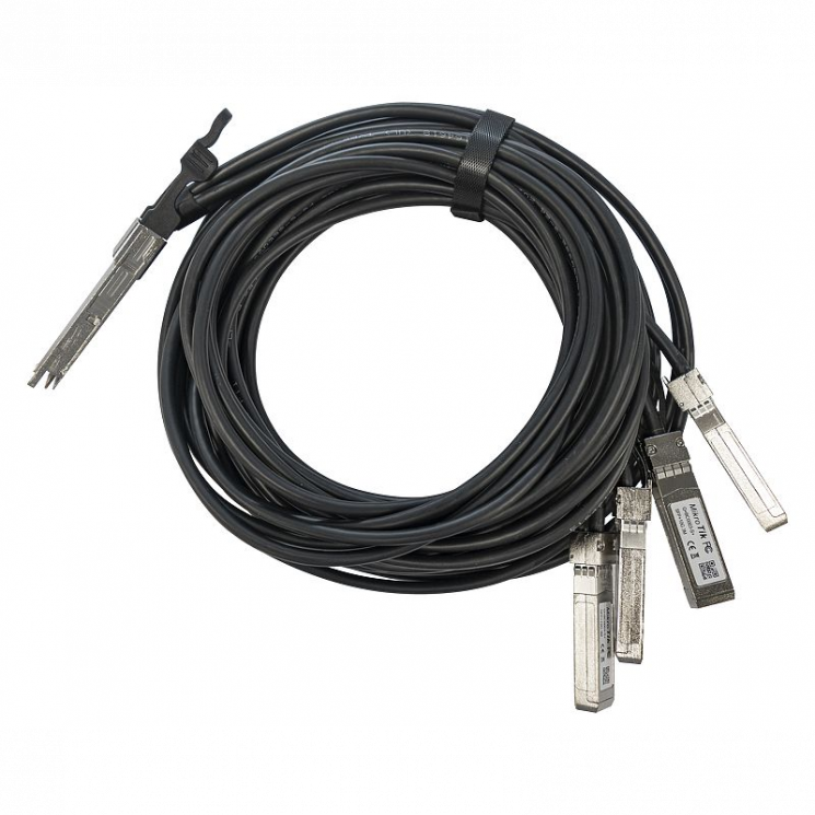 Модуль Direct Attach, дальность до 3м 40G QSFP в 4 x 10G SFP+