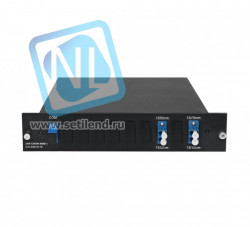 Мультиплексор CWDM одноволоконный 2-канальный, (trx:1550/1530, 1570/1510) LGX-Box