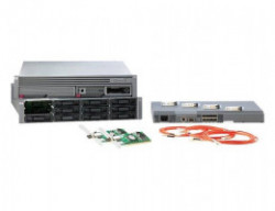 Дисковая система хранения HP AE326A MSA1500 SAN SATA Starter Kit, Includes (1) MSA1500 (1) MSA20 SATA drive enclosure (1) 4/8 Base SAN Switch (4) 4Gb SFP transceivers (2) FCA2214 HBAs + cables.-AE326A(NEW)