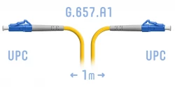 Патчкорд оптический LC/UPC SM G.657.A1 1 метр