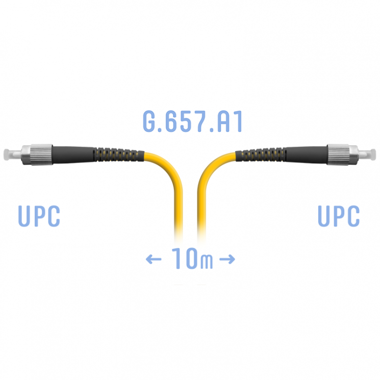 Патчкорд оптический FC/UPC SM G.657.A1 10 метров
