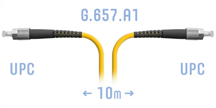 Патчкорд оптический FC/UPC SM G.657.A1 10 метров