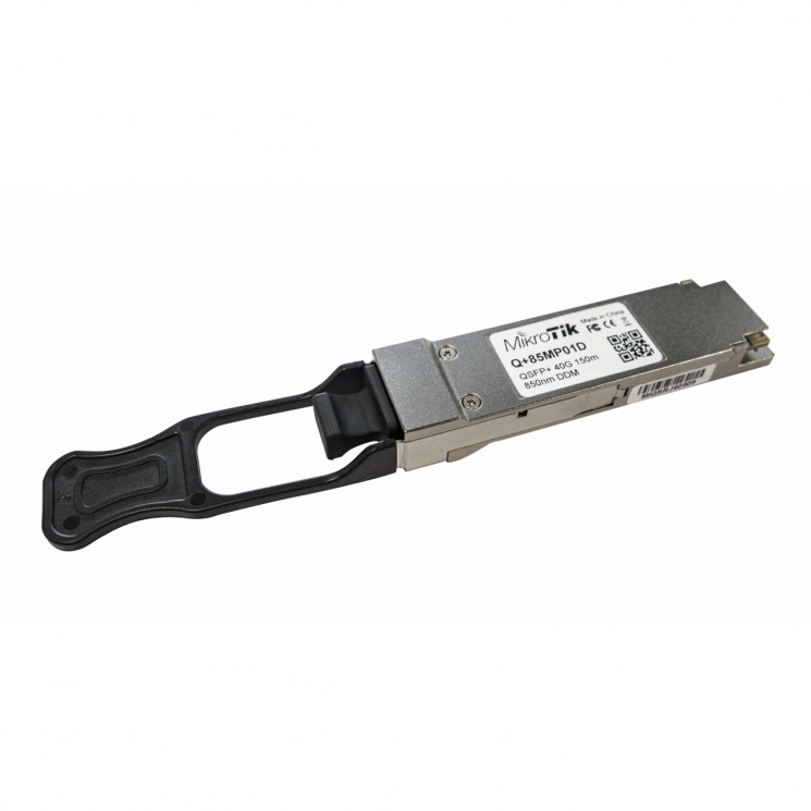 Модуль Mikrotik QSFP+ оптический, 40G, дальность до 150м, 850nm