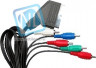 CB-212, Кабель SCART-21P штекер - 5xRCA штекер (1.5м)