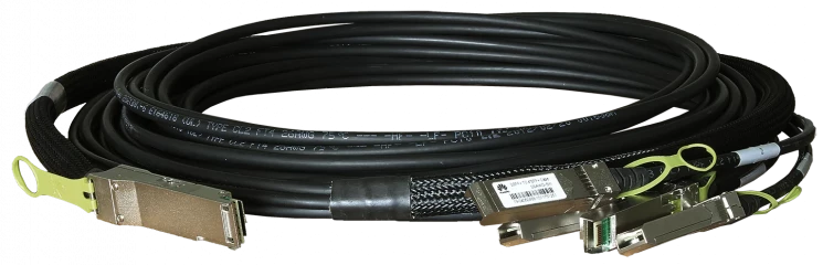 Кабель стекирования SFP+, Huawei QSFP-4SFP10G-CU3M