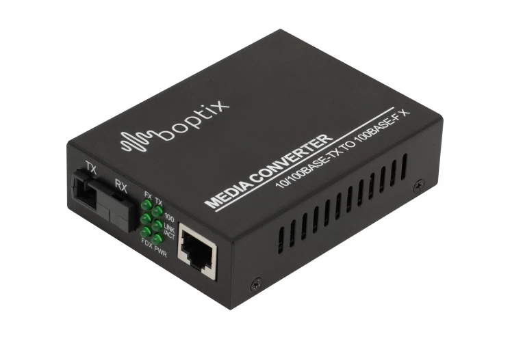 Медиаконвертер B-OptiX 10/100-Base-T / 100Base-FX, Tx/Rx: 1550/1310нм, LFP