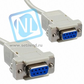 CC-134-6, Кабель нуль-модемный COM-COM, разъемы DB9F/DB9F, 1.8м.
