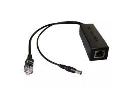 1-портовый сплиттер NetPing PoE 802.3af 10/100Mbps, 12В/1А