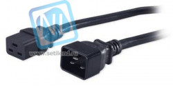 Кабель питания IEC320-C20/IEC320-C19, 220B, 16А, 1.5м