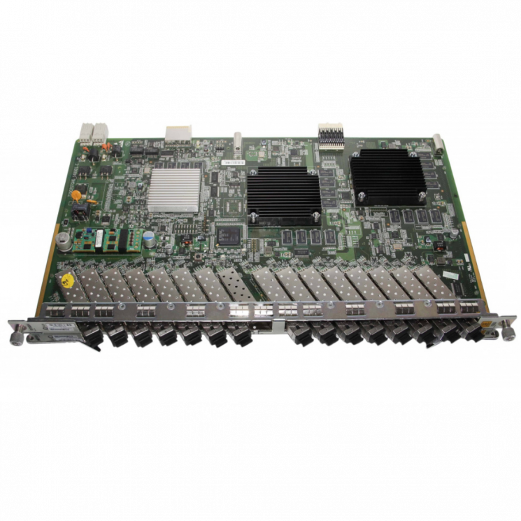 Модульная карта для установки в шасси ZTE ZXA10, 16 портов GPON, C++