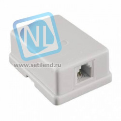 Розетка накладная 1хRJ11