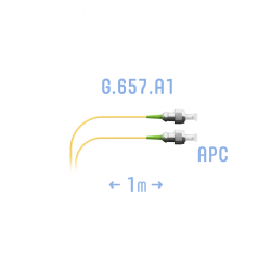 Шнур монтажный оптический FC/APC SM G.657.A1 1 метр