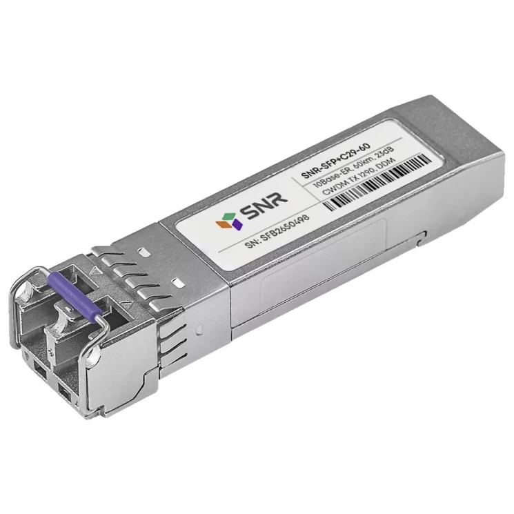 Модуль SFP+ CWDM оптический, дальность до 80км (23dB), 1290нм