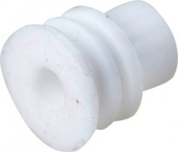 TE-178 018 БЕЛЫЙ, TE-178 018, Фиксатор для провода, dвнеш.=0.80мм, dвнут.=0.60мм, белый